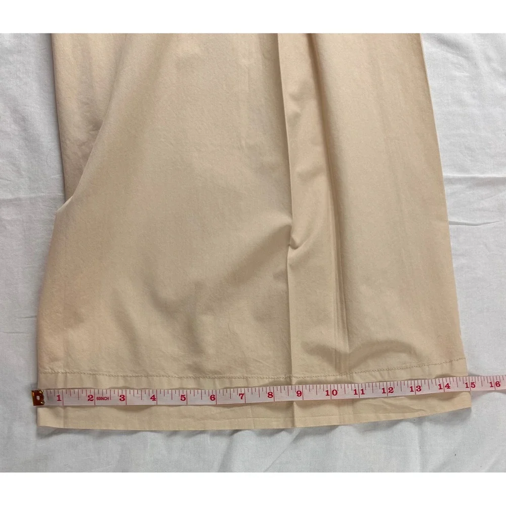 Kut from the Kloth Elisa High Rise Super Wide Leg Pants Sand Beige Size 6 - Picture 14 of 16
